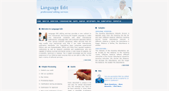 Desktop Screenshot of languageedit.com